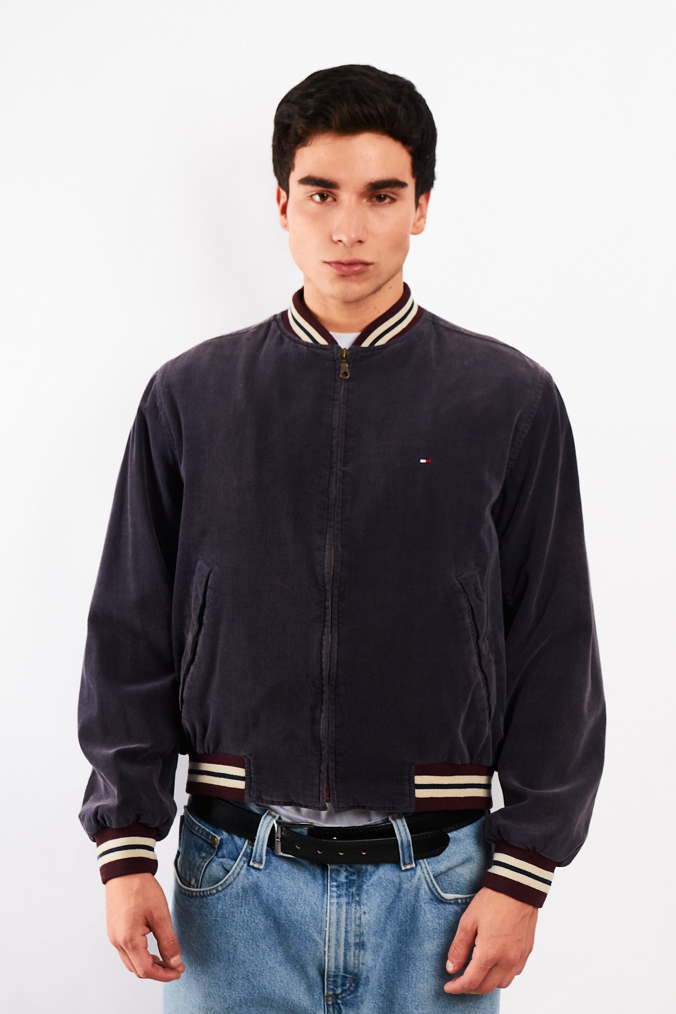 2001 Vintage Tommy Hilfiger Corduroy Bomber Jacket (S/M)