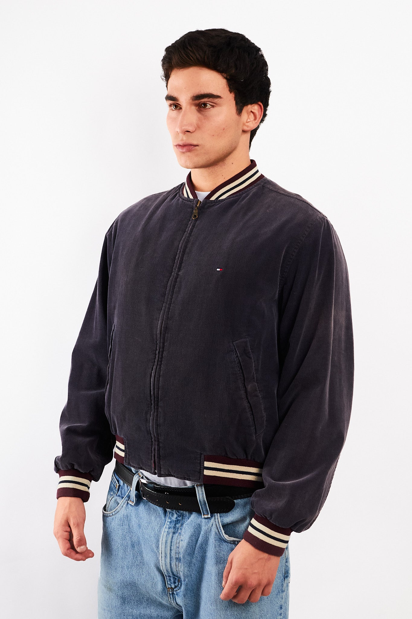 2001 Vintage Tommy Hilfiger Corduroy Bomber Jacket (S/M)