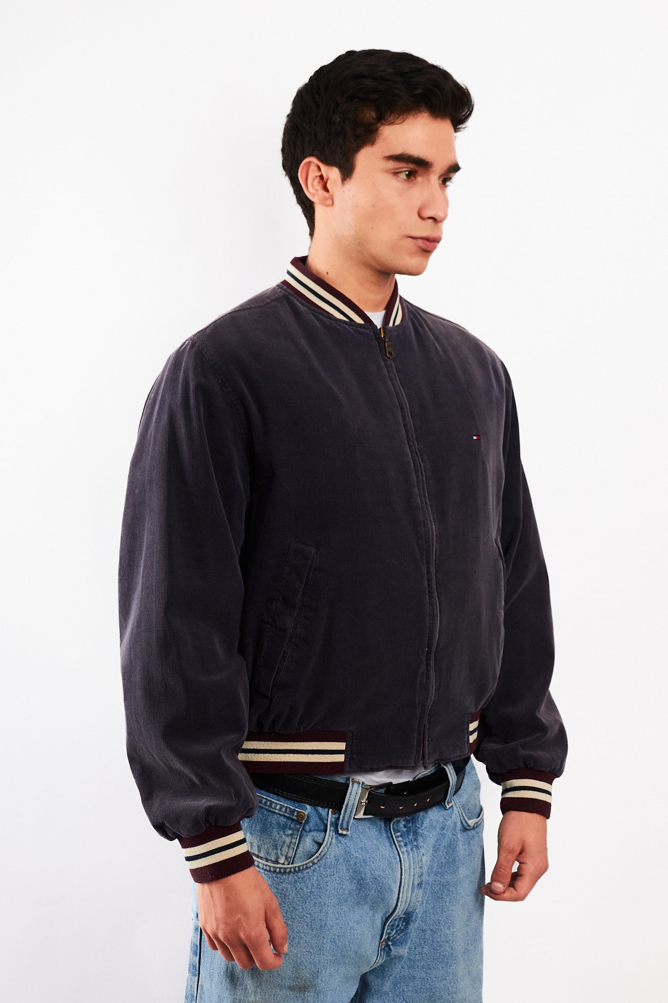 2001 Vintage Tommy Hilfiger Corduroy Bomber Jacket (S/M)