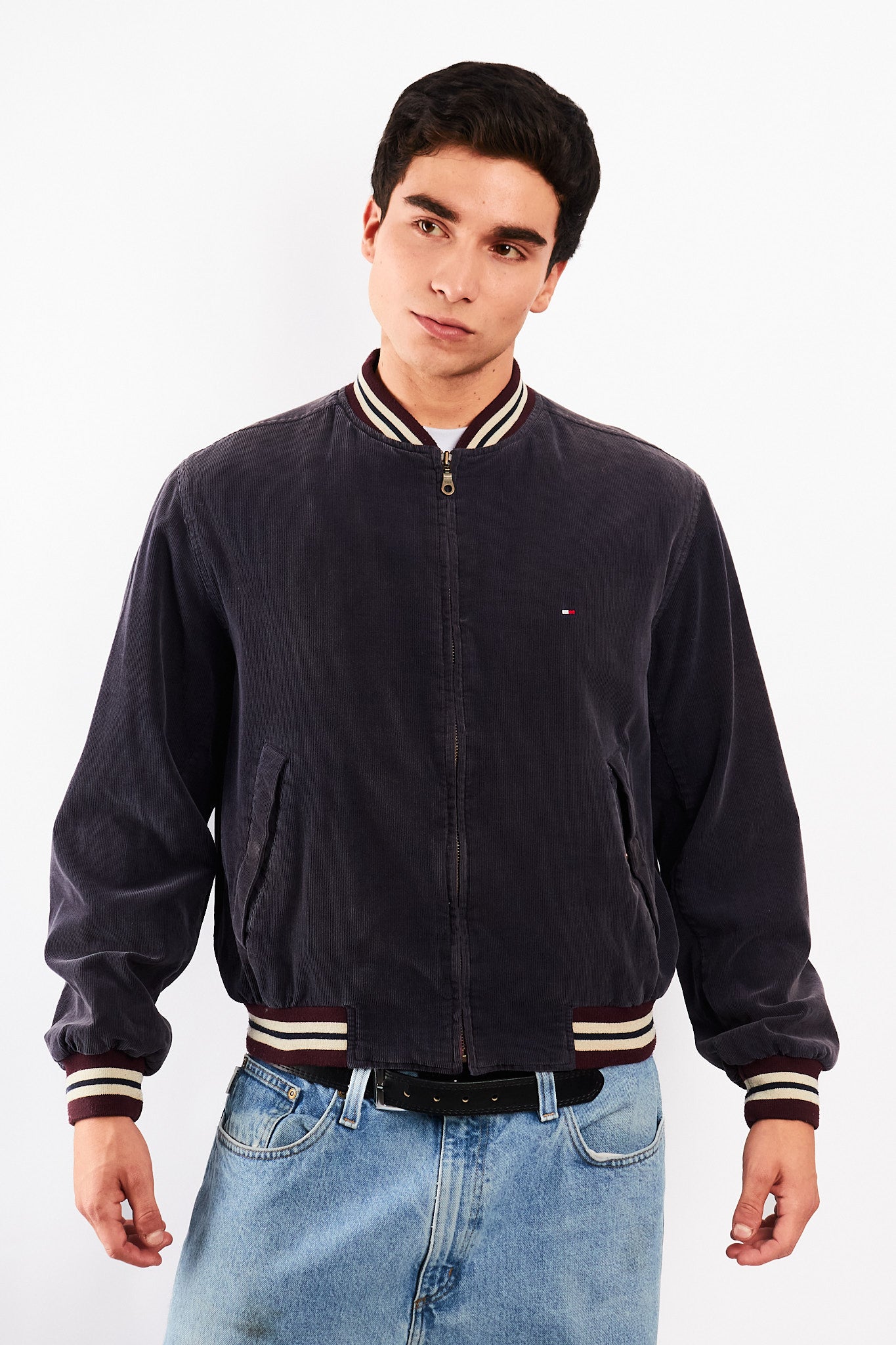 2001 Vintage Tommy Hilfiger Corduroy Bomber Jacket (S/M)