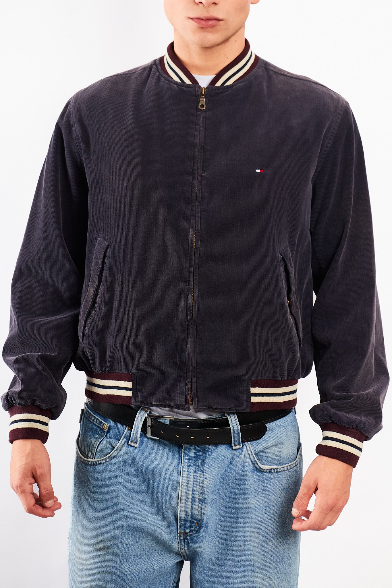 2001 Vintage Tommy Hilfiger Corduroy Bomber Jacket (S/M)