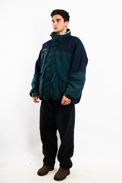 2000 Vintage Columbia Colorblock Padded Jacket (XL)