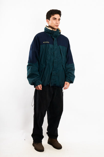 2000 Vintage Columbia Colorblock Padded Jacket (XL)