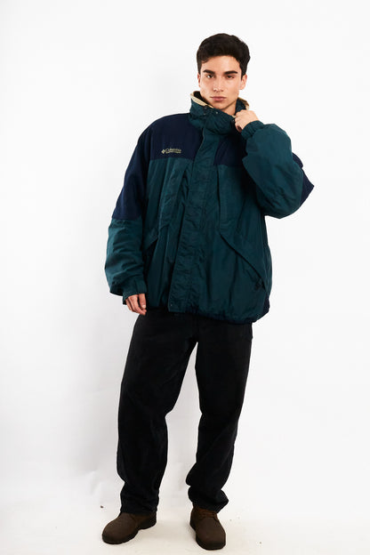 2000 Vintage Columbia Colorblock Padded Jacket (XL)