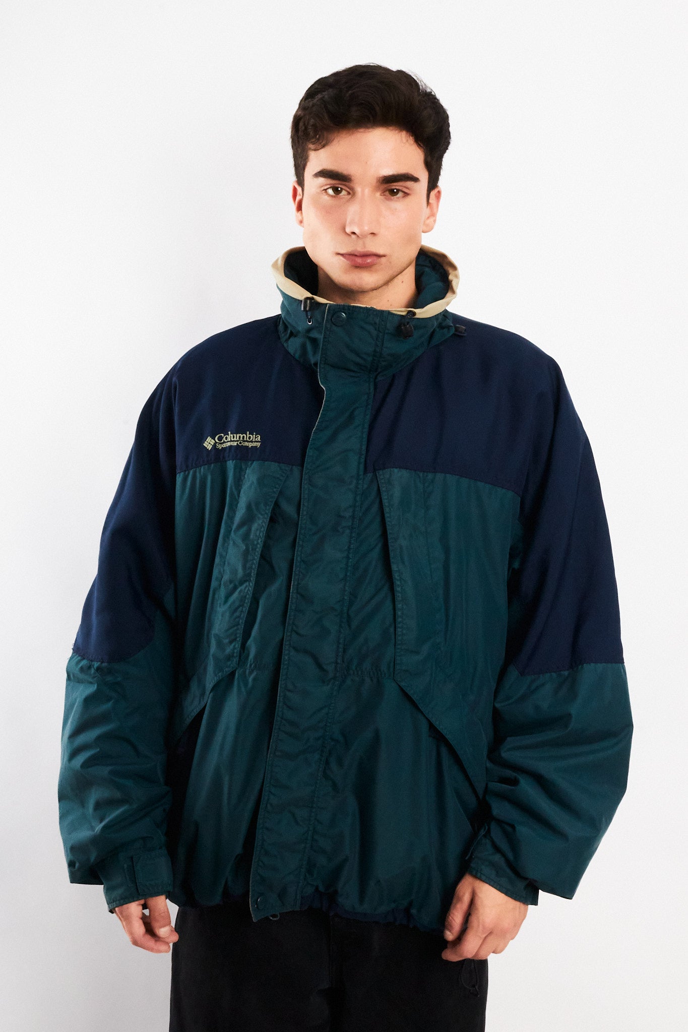 2000 Vintage Columbia Colorblock Padded Jacket (XL)