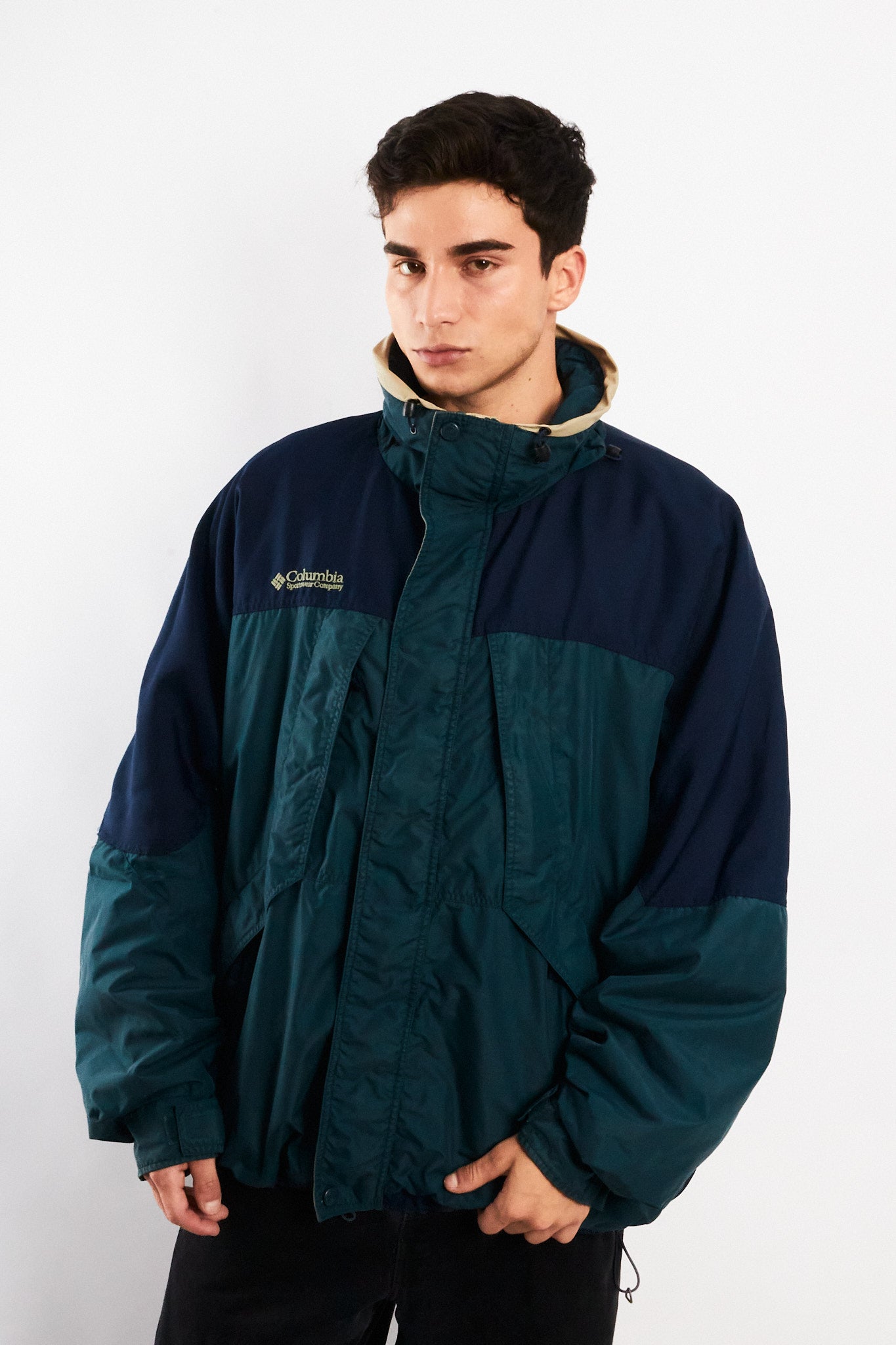 2000 Vintage Columbia Colorblock Padded Jacket (XL)