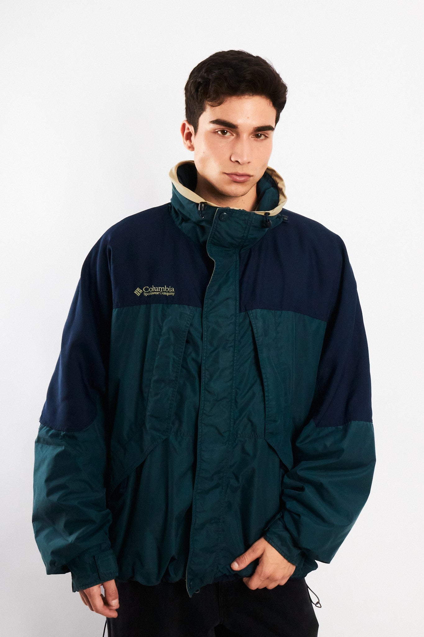 2000 Vintage Columbia Colorblock Padded Jacket (XL)