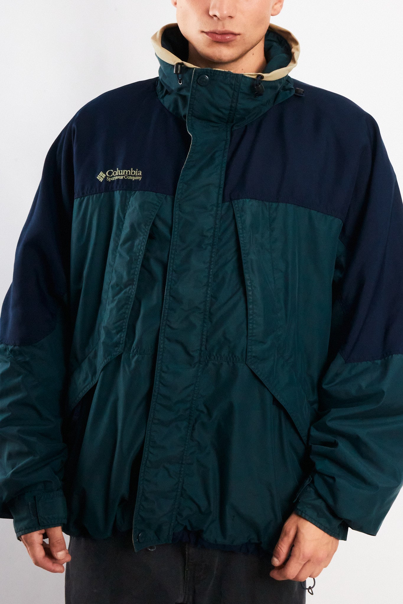 2000 Vintage Columbia Colorblock Padded Jacket (XL)