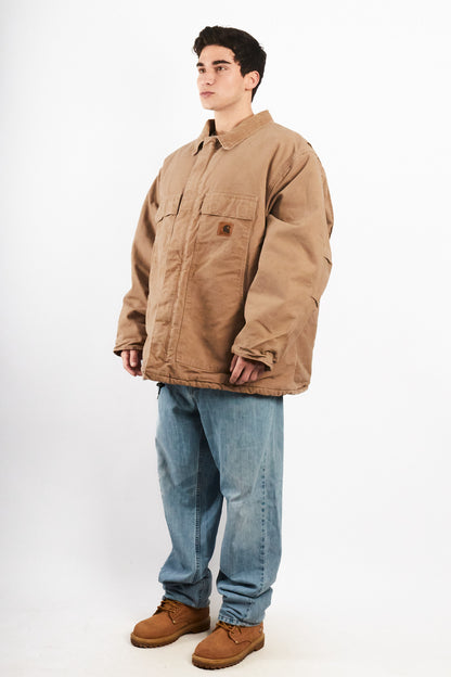 2000 Vintage Carhartt C26 Wheat Artic Jacket (XXL)
