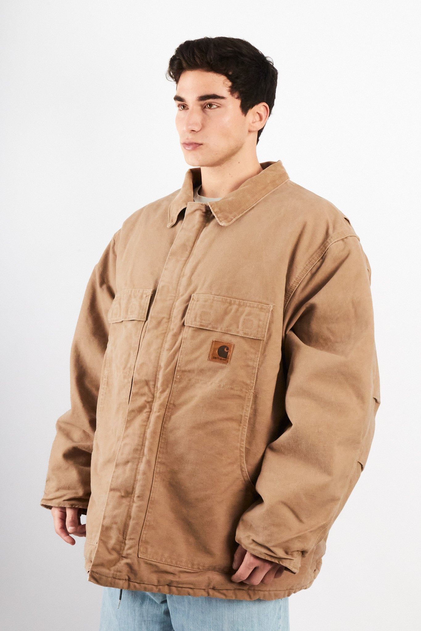 2000 Vintage Carhartt C26 Wheat Artic Jacket (XXL)