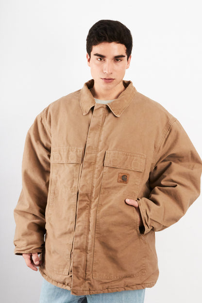 2000 Vintage Carhartt C26 Wheat Artic Jacket (XXL)