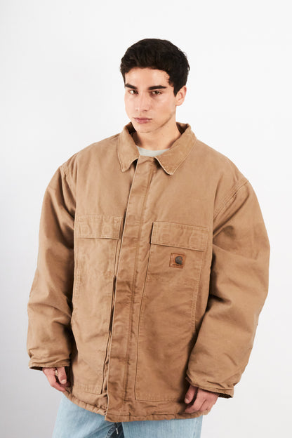 2000 Vintage Carhartt C26 Wheat Artic Jacket (XXL)