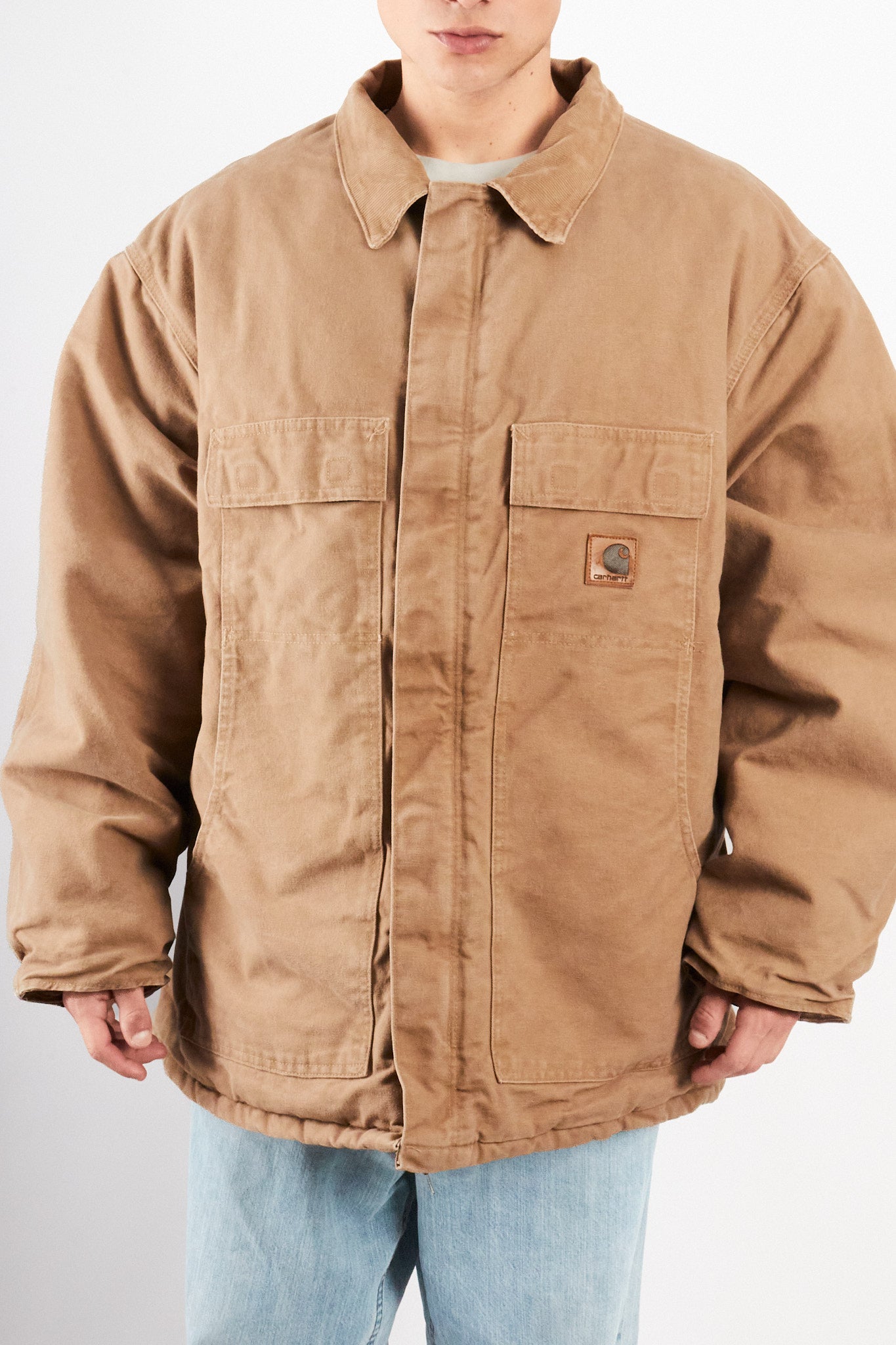 2000 Vintage Carhartt C26 Wheat Artic Jacket (XXL)
