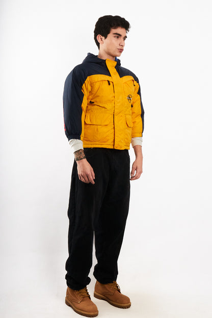1990 Vintage Nautica Competition Colorblock Down Padded Jacket (XS/S)