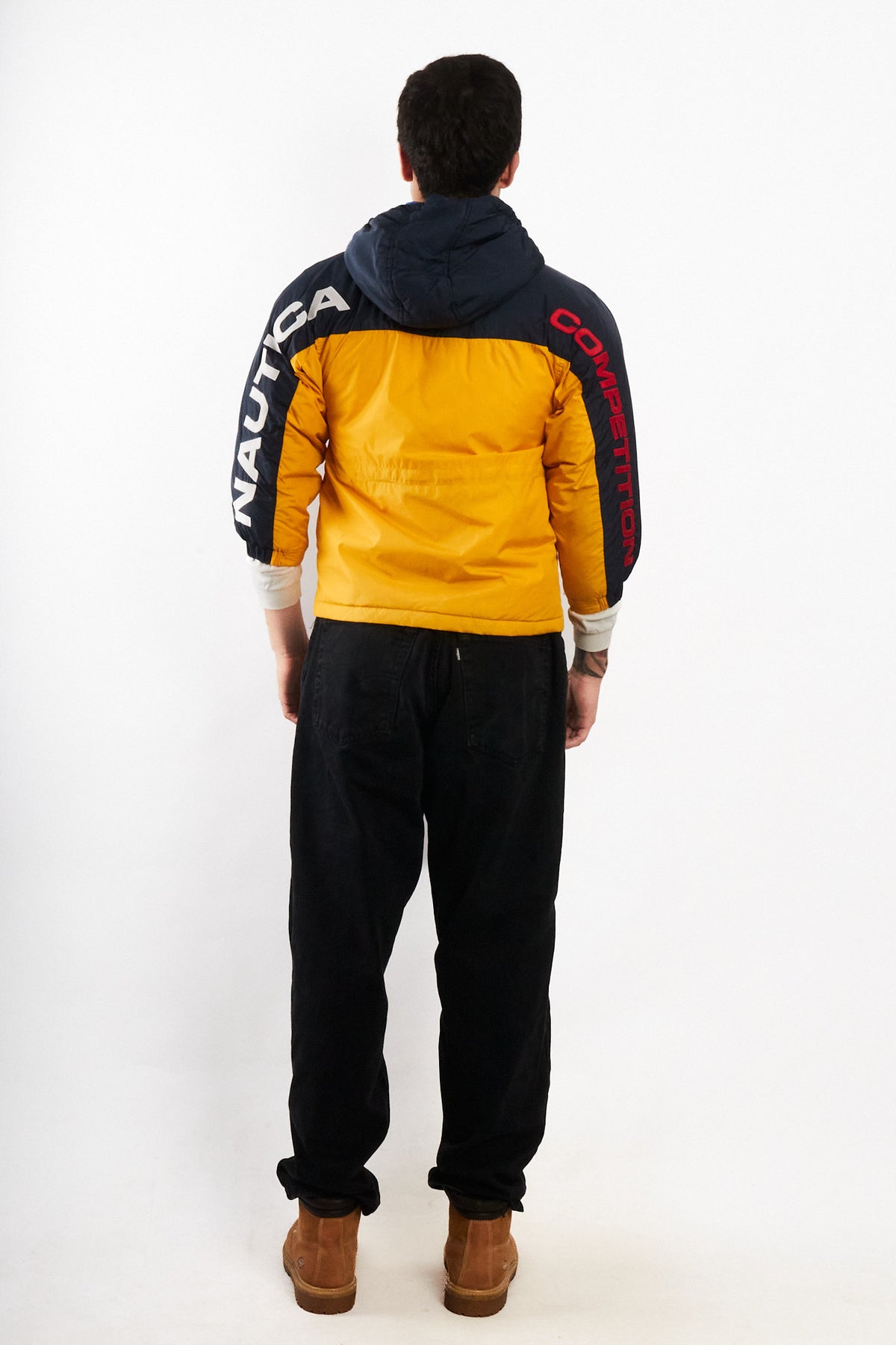 1990 Vintage Nautica Competition Colorblock Down Padded Jacket (XS/S)