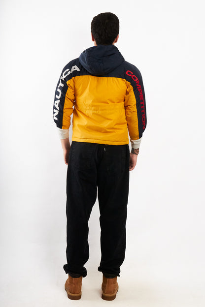 1990 Vintage Nautica Competition Colorblock Down Padded Jacket (XS/S)