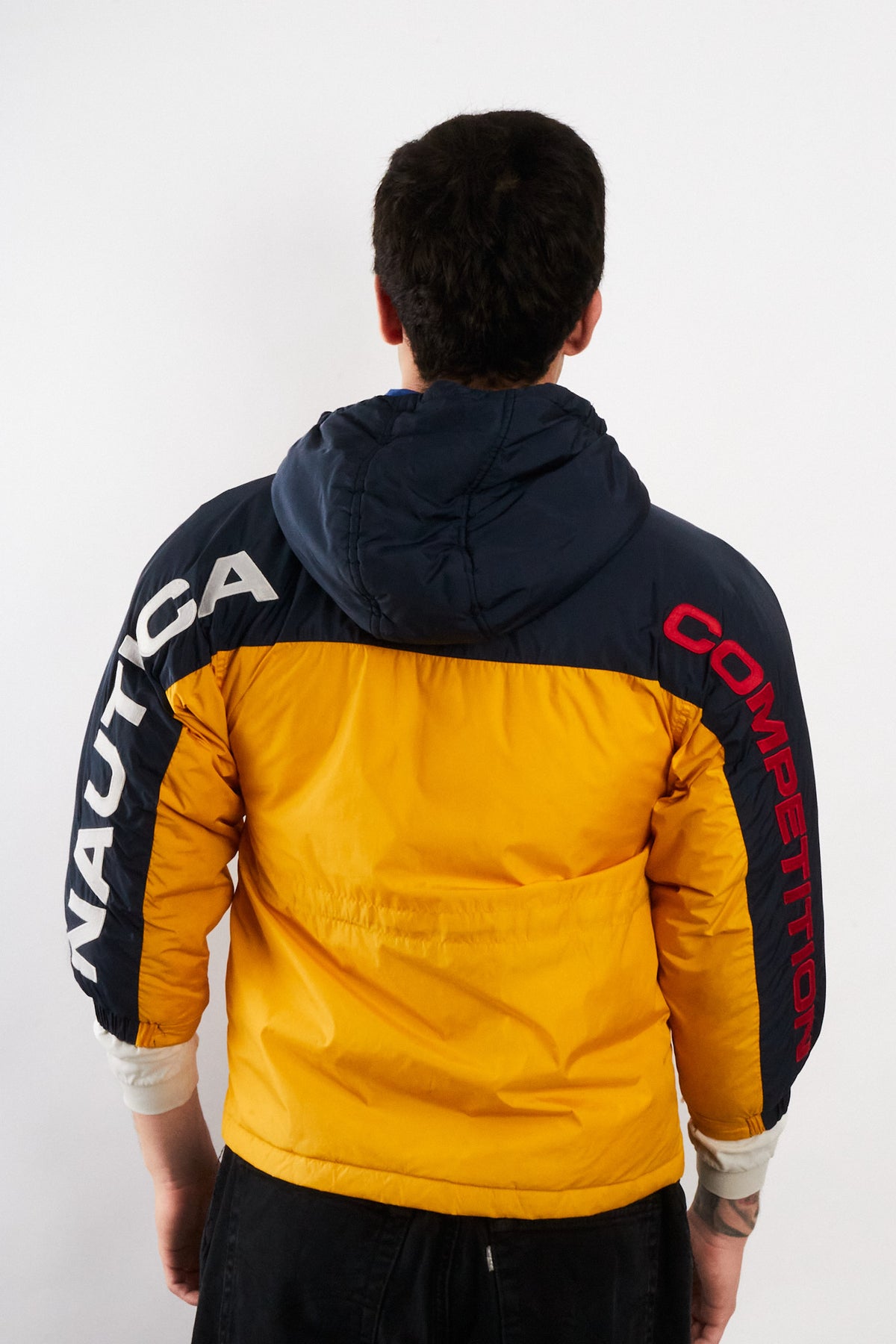 1990 Vintage Nautica Competition Colorblock Down Padded Jacket (XS/S)
