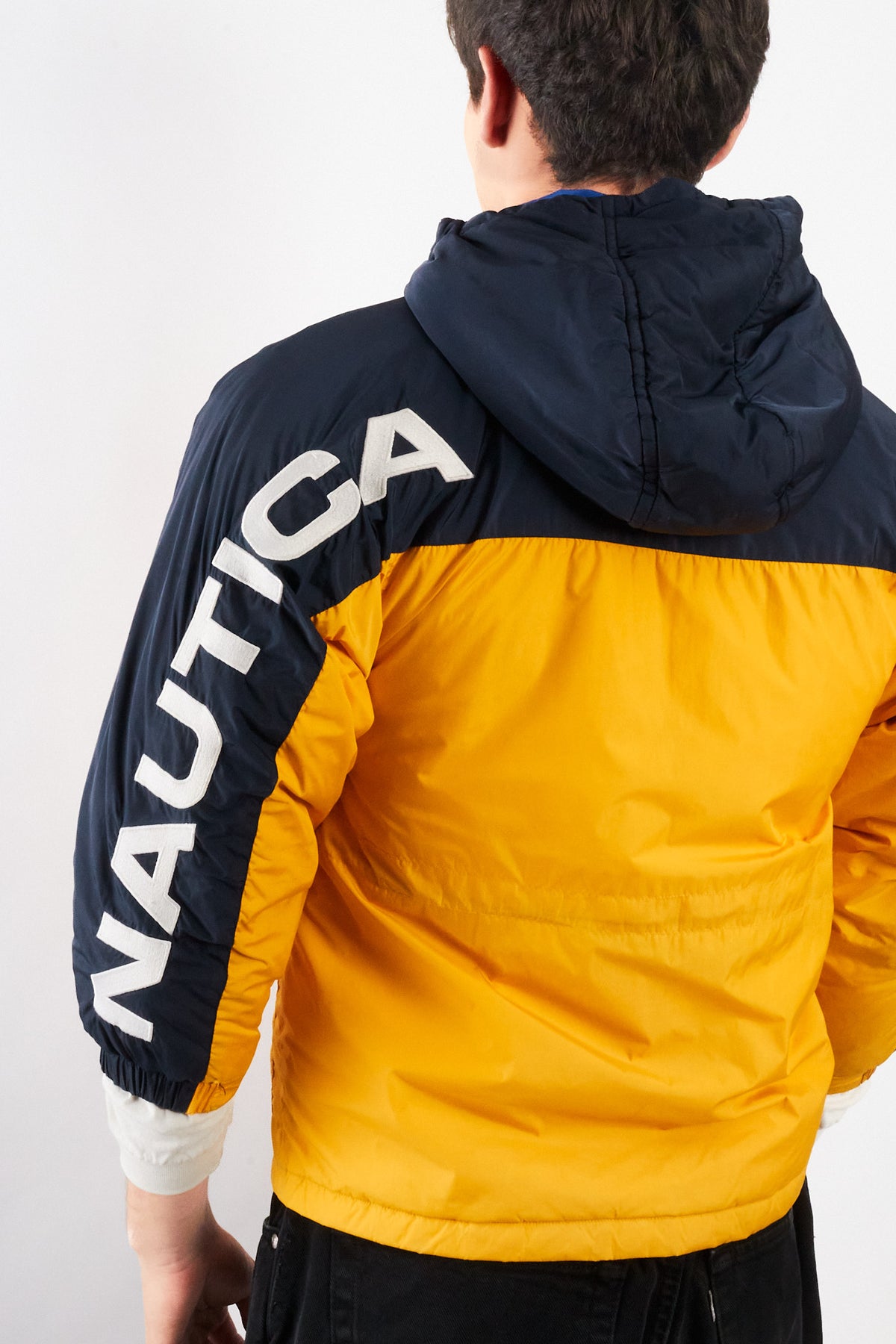 1990 Vintage Nautica Competition Colorblock Down Padded Jacket (XS/S)