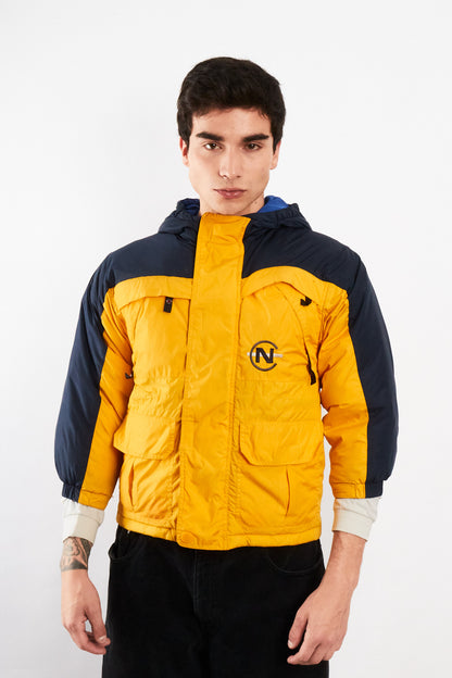 1990 Vintage Nautica Competition Colorblock Down Padded Jacket (XS/S)