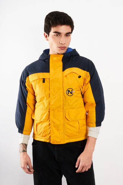 1990 Vintage Nautica Competition Colorblock Down Padded Jacket (XS/S)