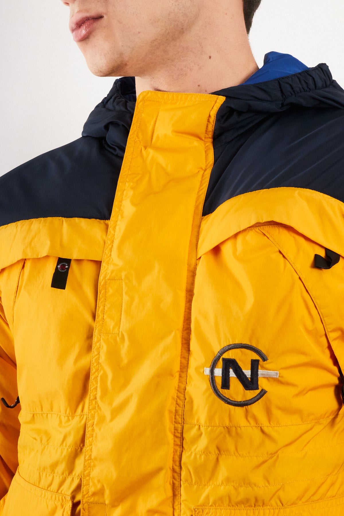 1990 Vintage Nautica Competition Colorblock Down Padded Jacket (XS/S)