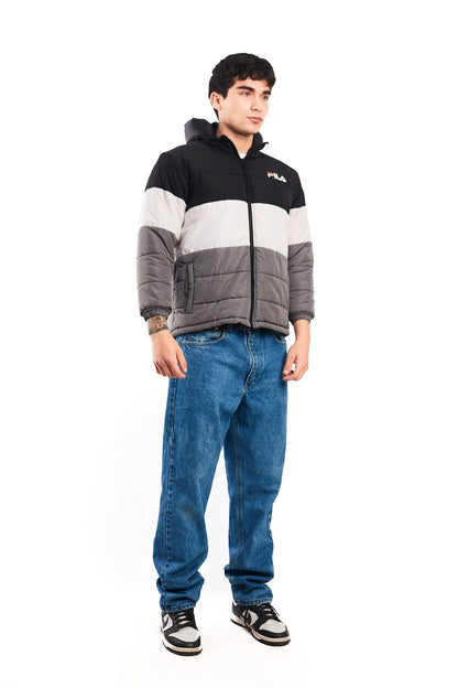 2000 Vintage Fila Colorblock Puffer Jacket (S/M)