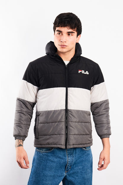 2000 Vintage Fila Colorblock Puffer Jacket (S/M)