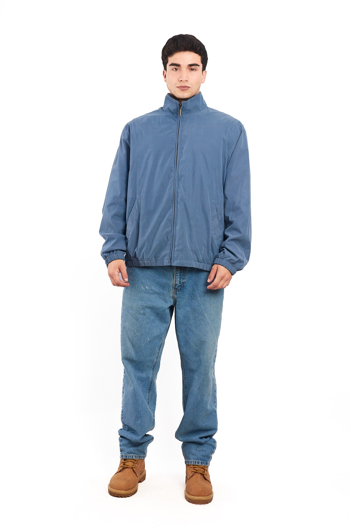 Van Heusen Baby Blue Harrington Jacket (L)