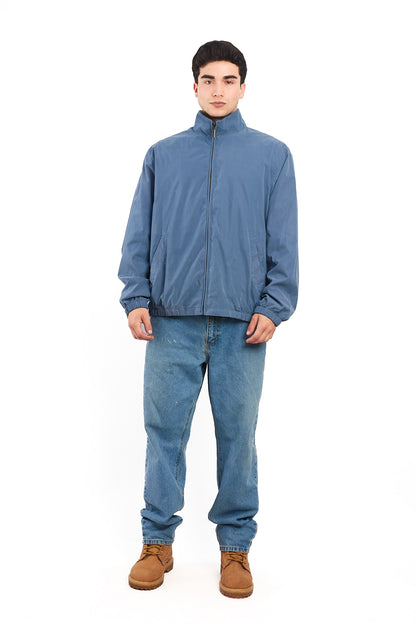 Van Heusen Baby Blue Harrington Jacket (L)