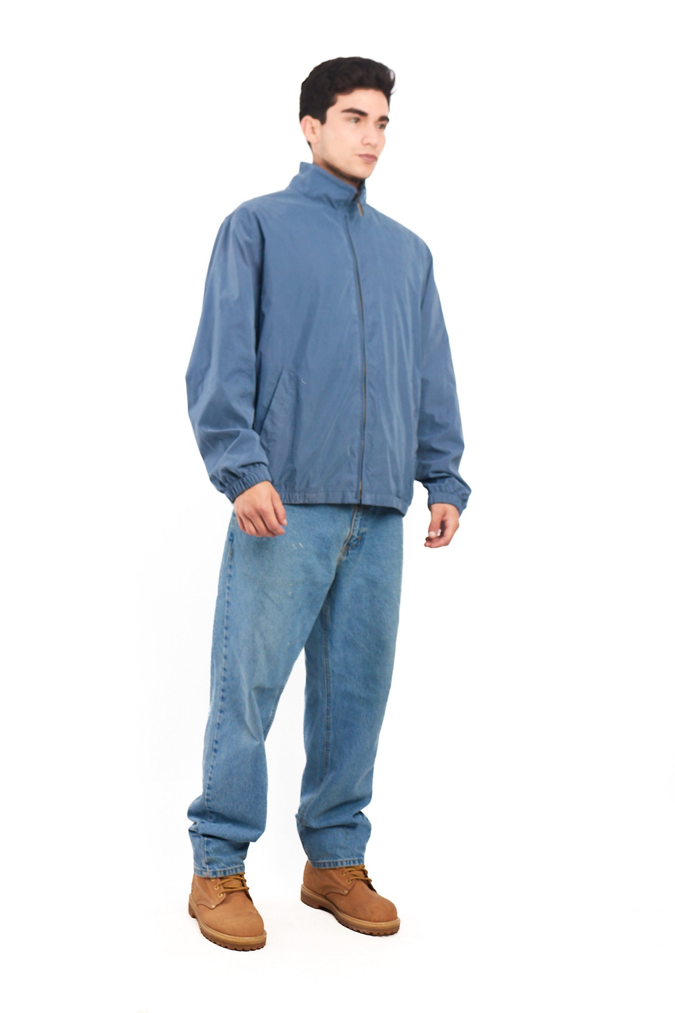 Van Heusen Baby Blue Harrington Jacket (L)