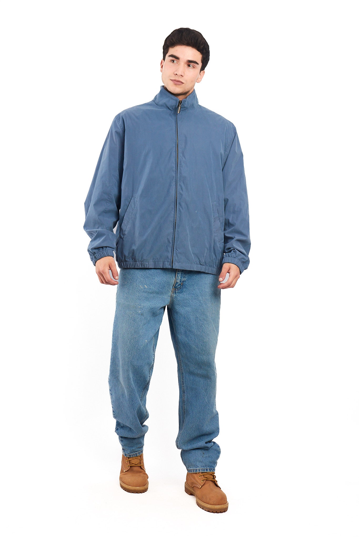 Van Heusen Baby Blue Harrington Jacket (L)