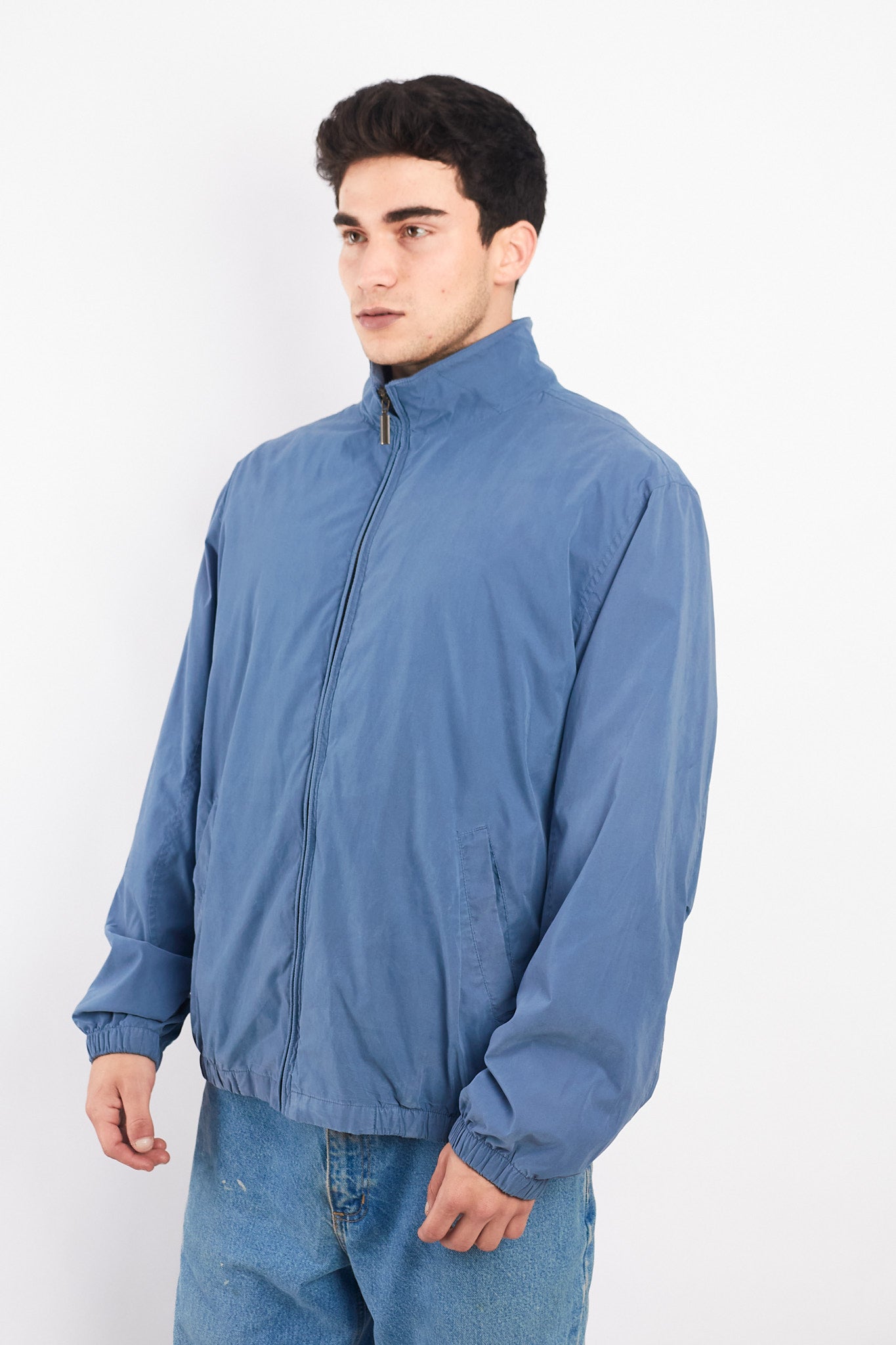 Van Heusen Baby Blue Harrington Jacket (L)