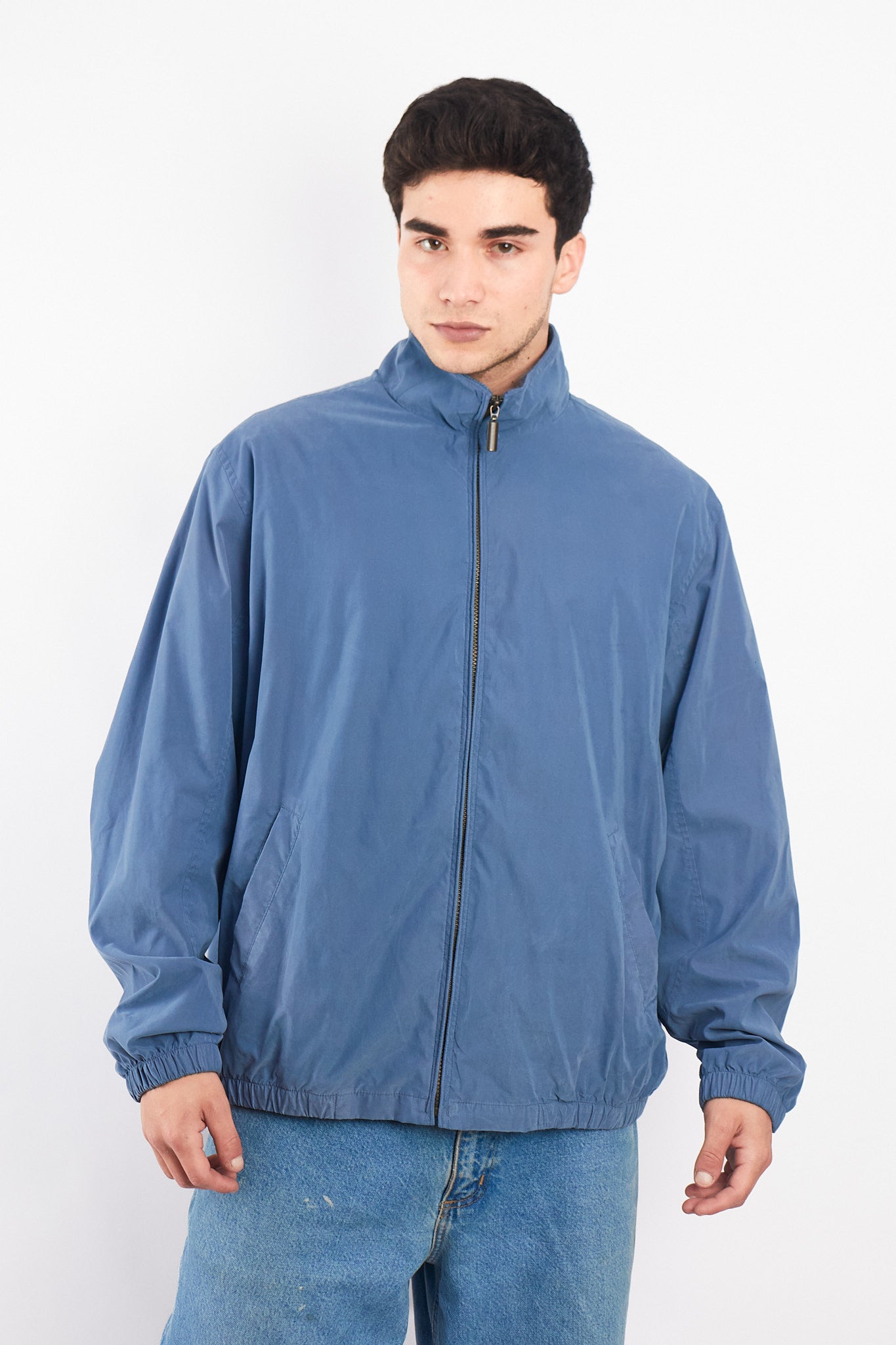 Van Heusen Baby Blue Harrington Jacket (L)