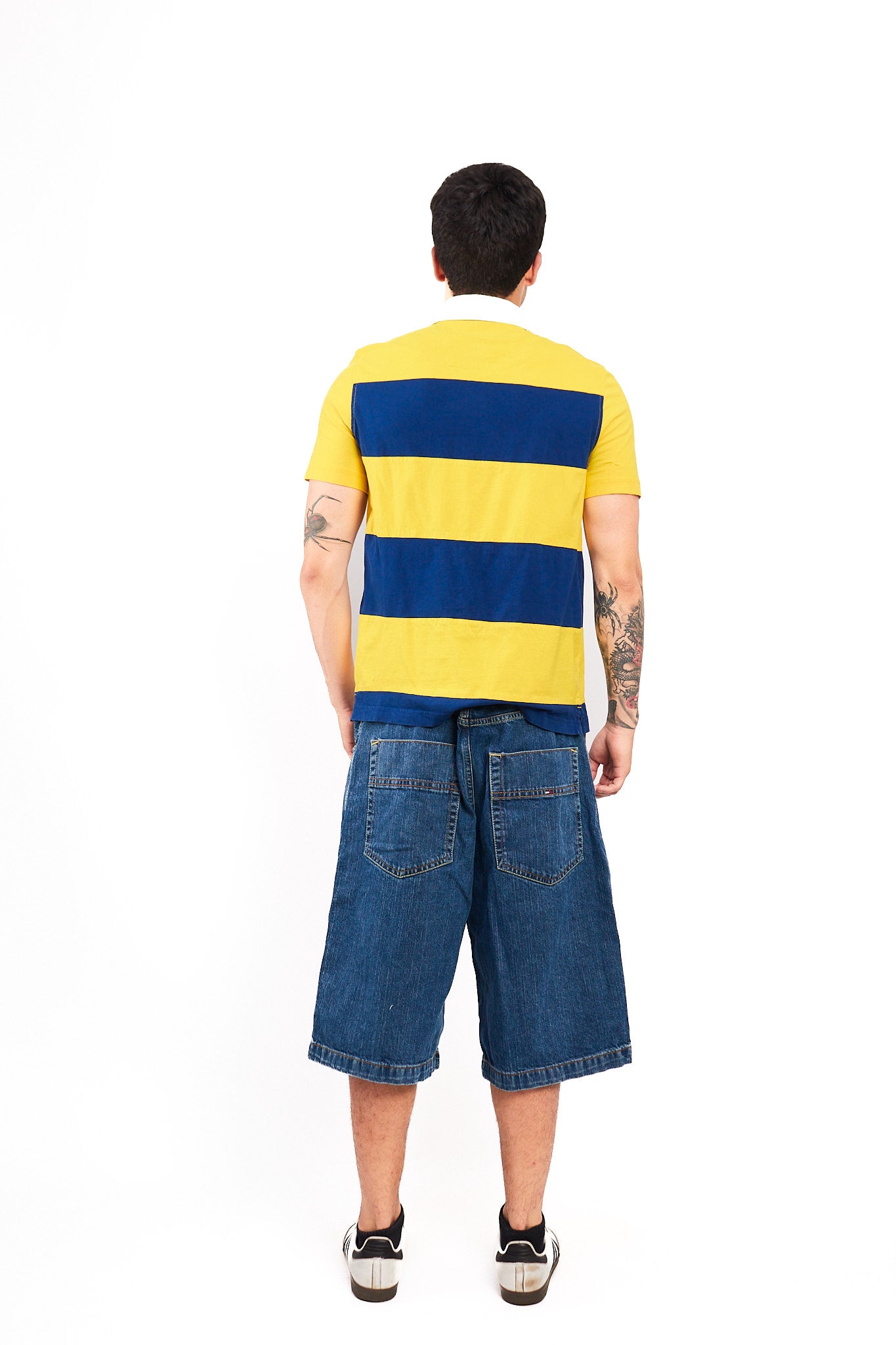 2000 Nautica Striped Rugby Polo Shirt (S/M)