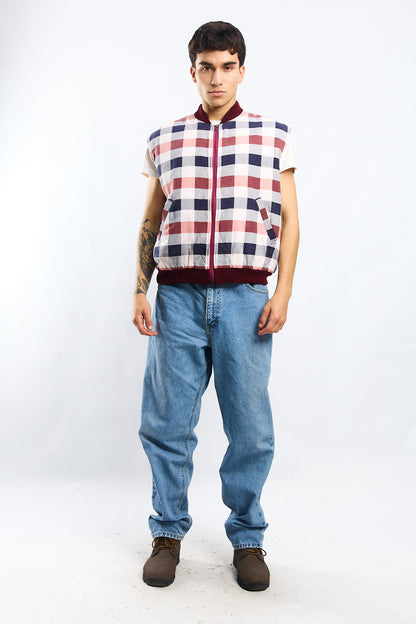 Vintage Dickies Tartan Vest (M/L)