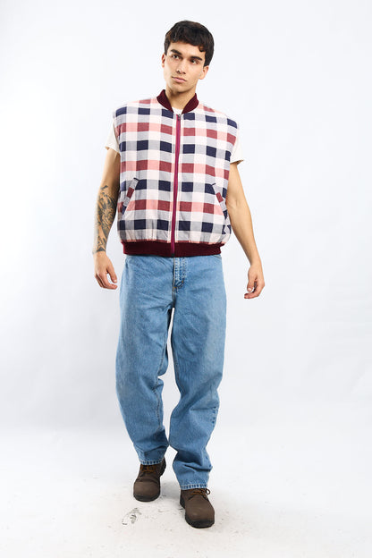 Vintage Dickies Tartan Vest (M/L)