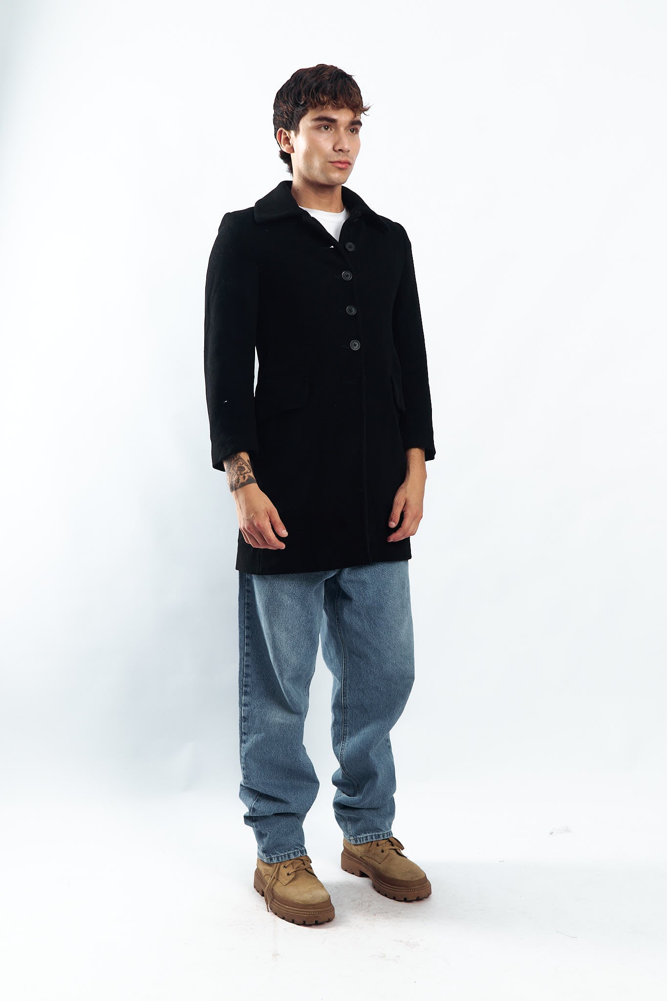 1990 Renato de Mattia Wool Trench Coat (XS/S)
