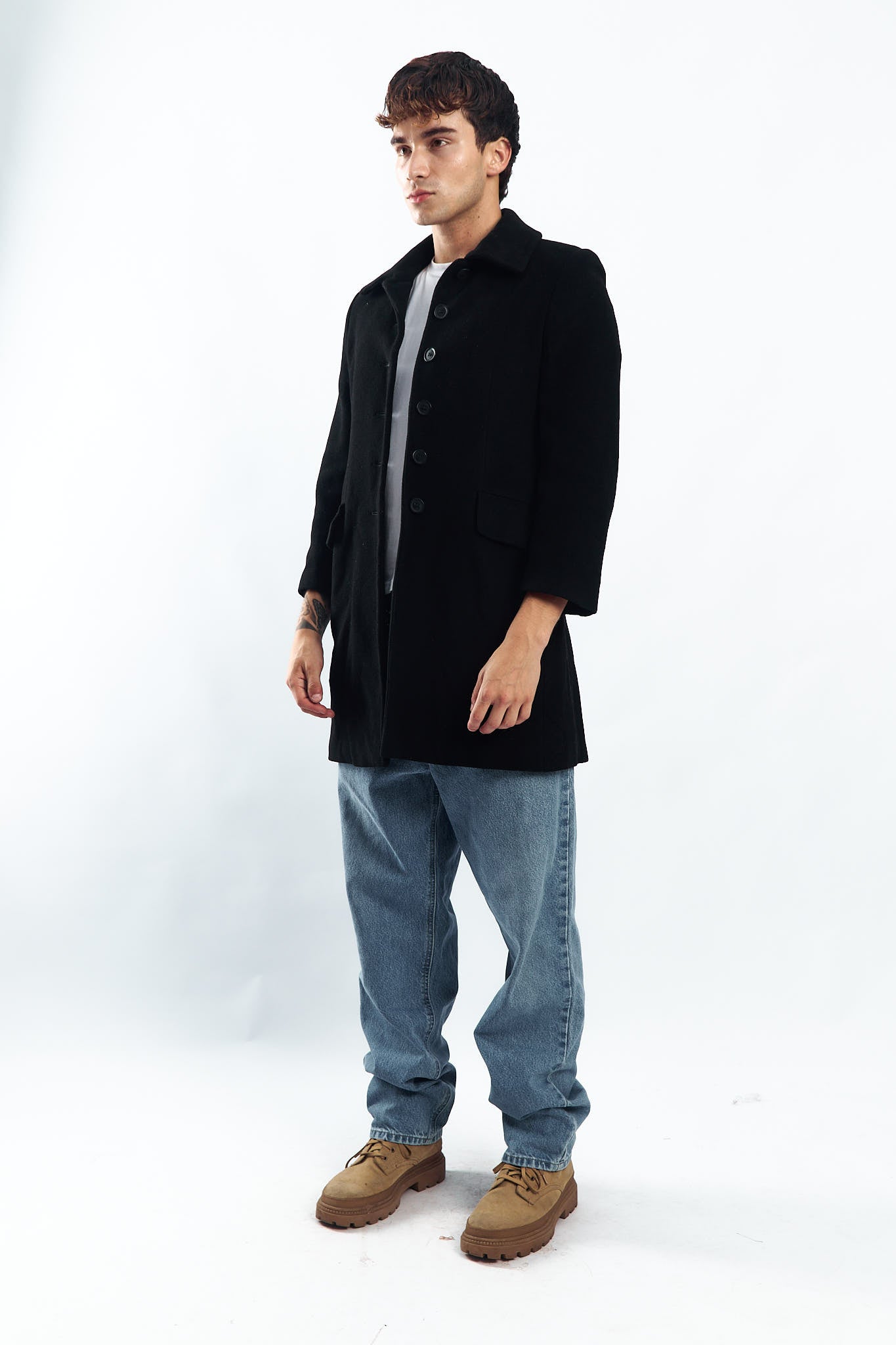 1990 Renato de Mattia Wool Trench Coat (XS/S)