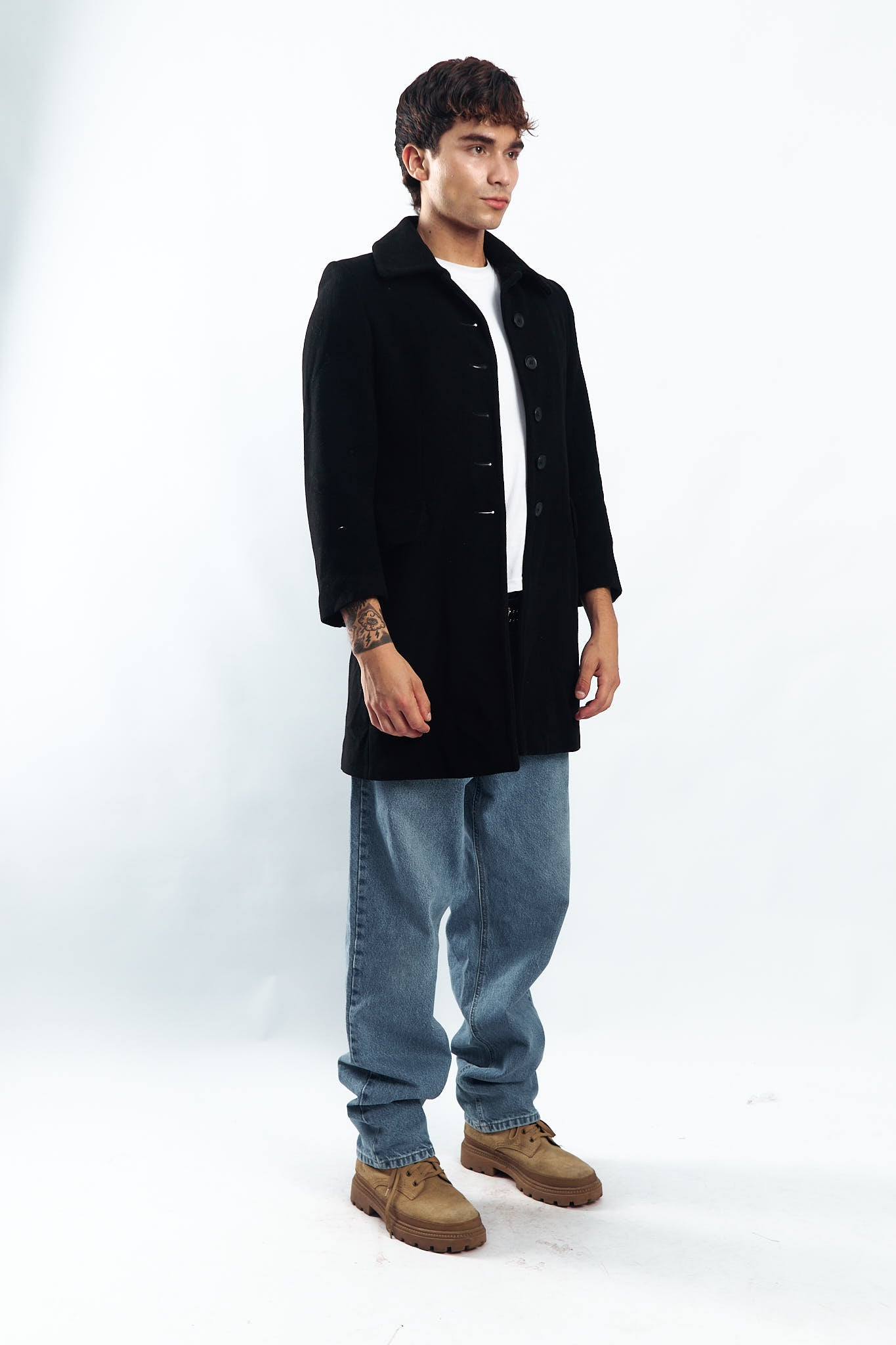 1990 Renato de Mattia Wool Trench Coat (XS/S)