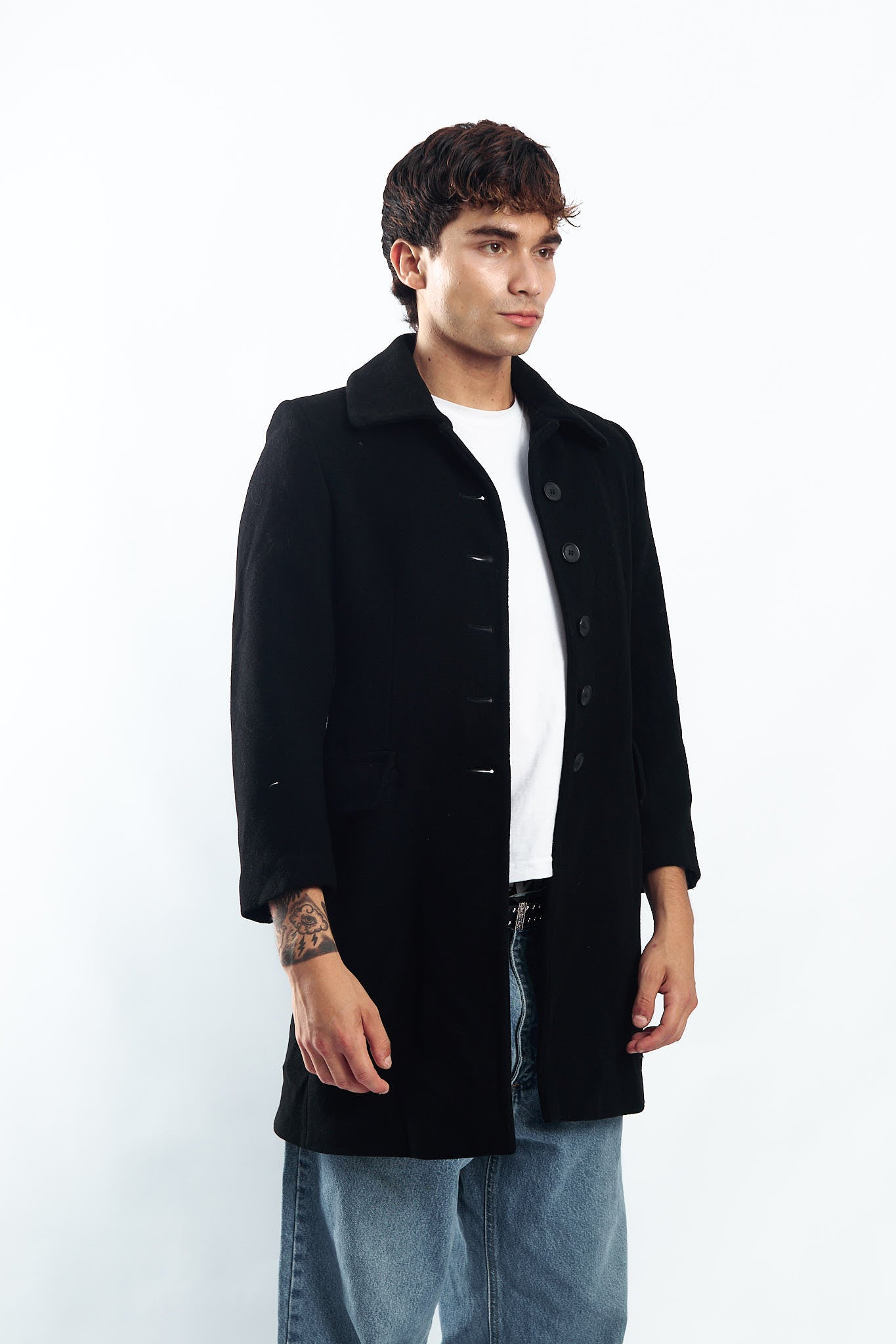 1990 Renato de Mattia Wool Trench Coat (XS/S)