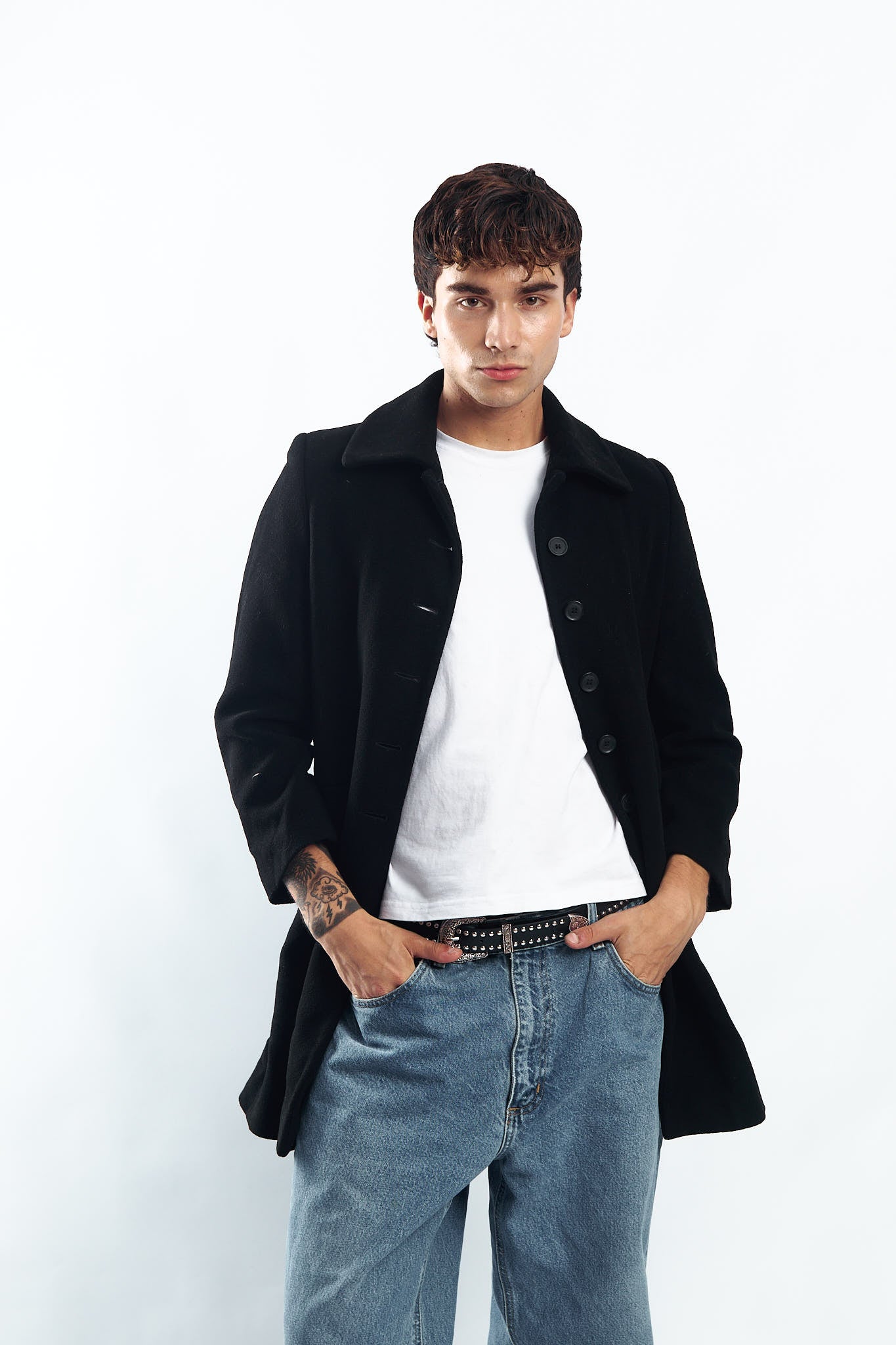 1990 Renato de Mattia Wool Trench Coat (XS/S)