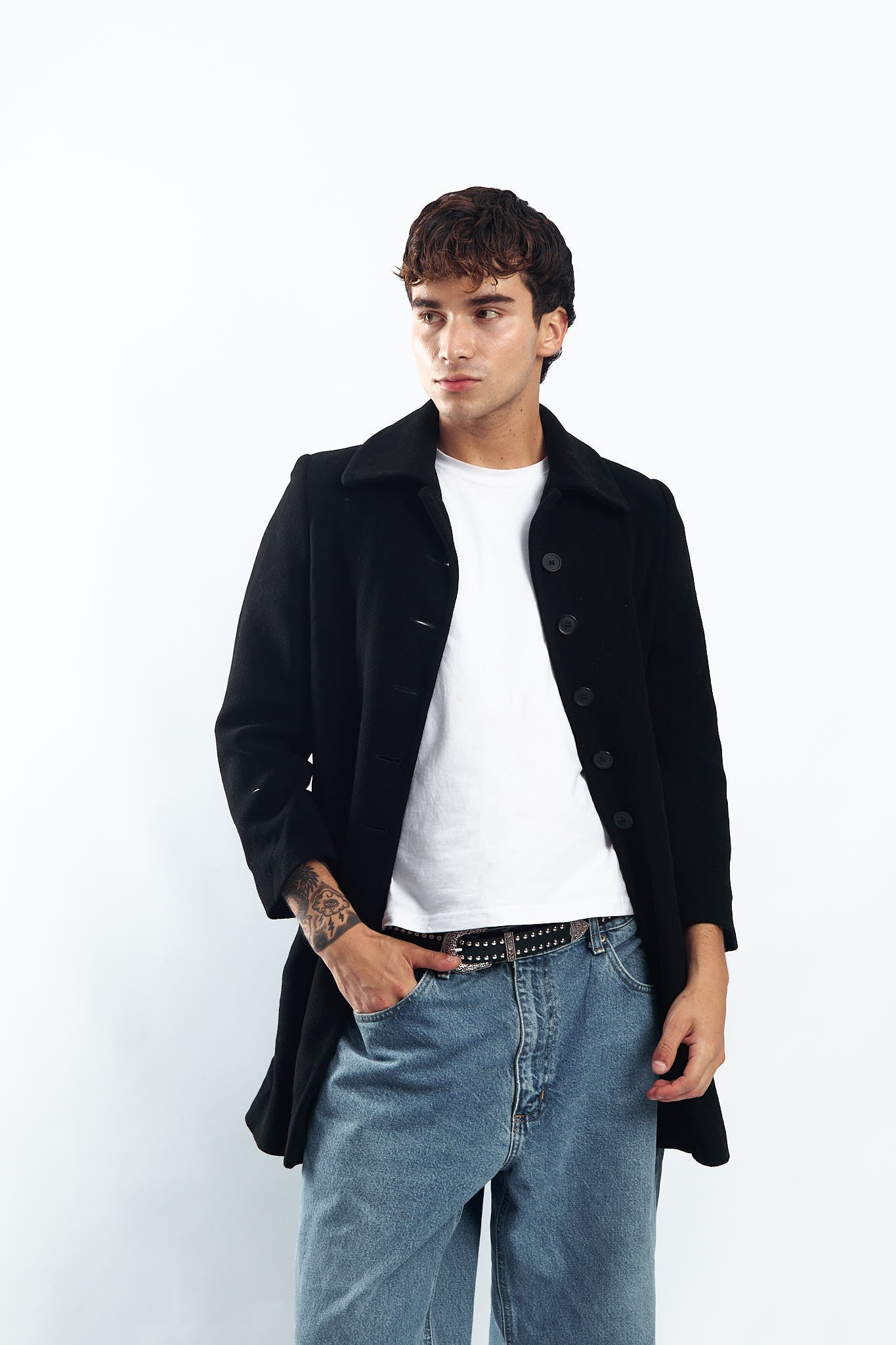 1990 Renato de Mattia Wool Trench Coat (XS/S)