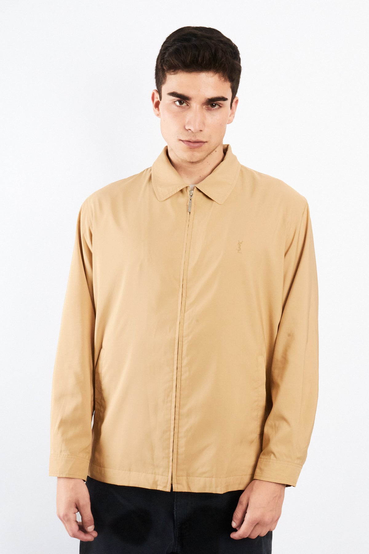 2000 Vintage Yve Saint Laurent Vanilla Cream Harrington (M/L)