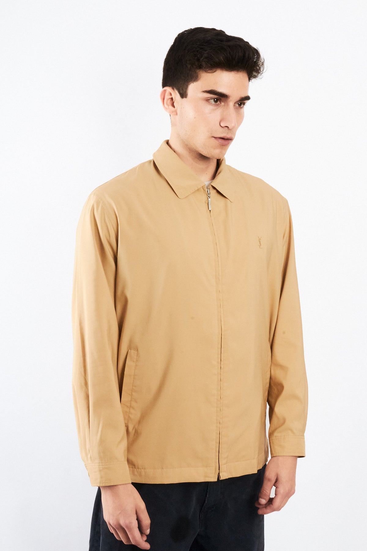 2000 Vintage Yve Saint Laurent Vanilla Cream Harrington (M/L)