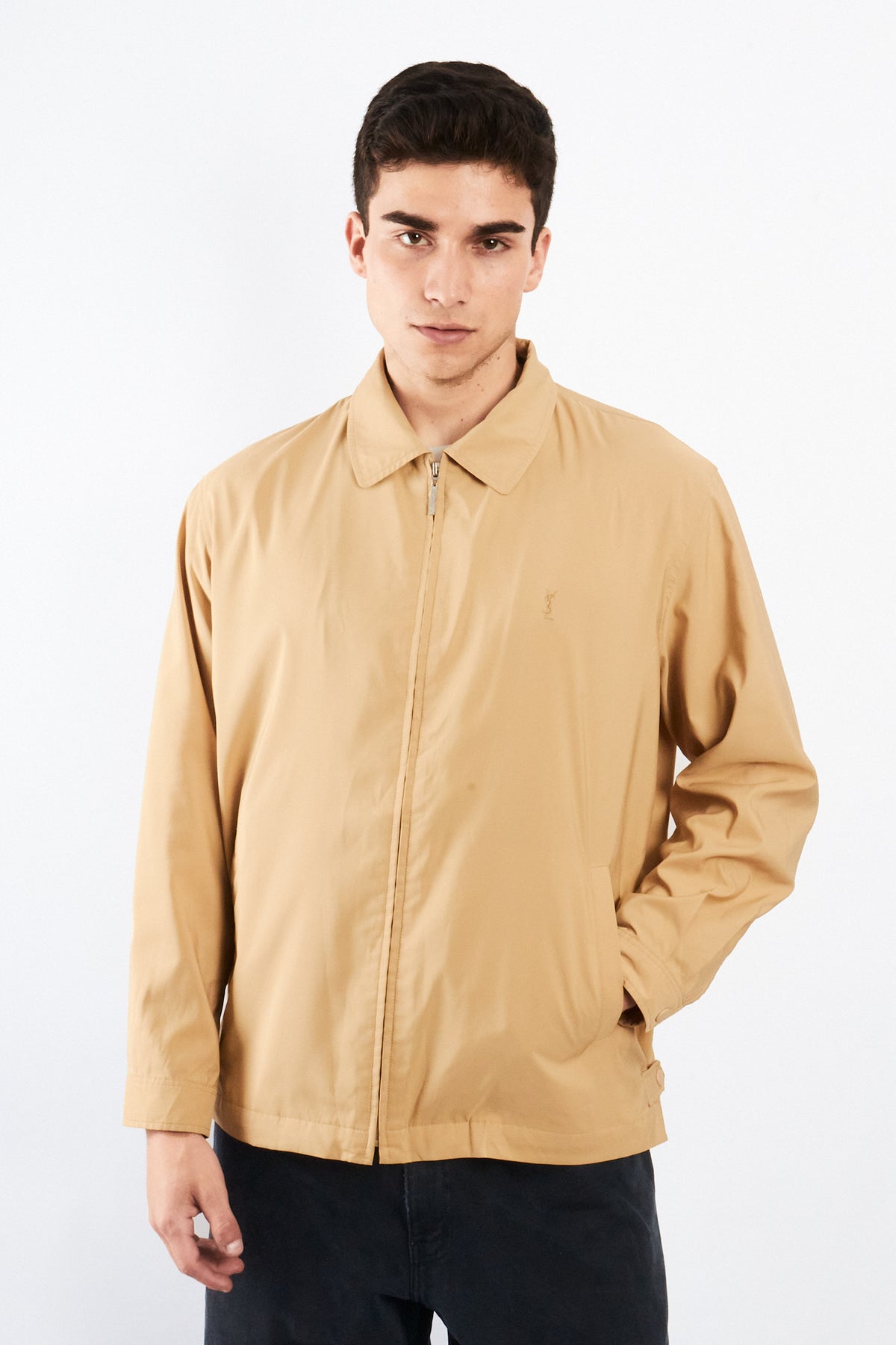 2000 Vintage Yve Saint Laurent Vanilla Cream Harrington (M/L)