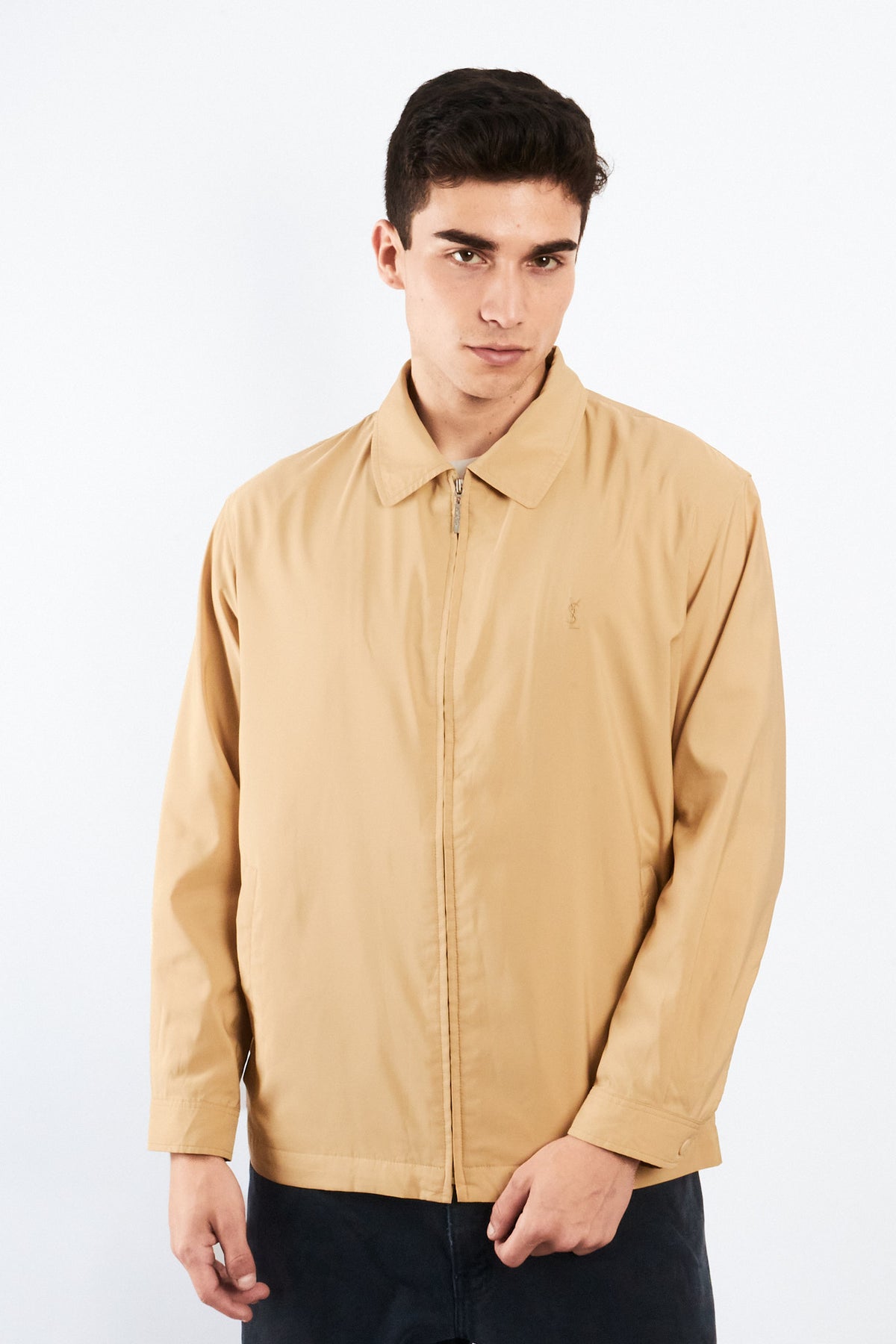 2000 Vintage Yve Saint Laurent Vanilla Cream Harrington (M/L)