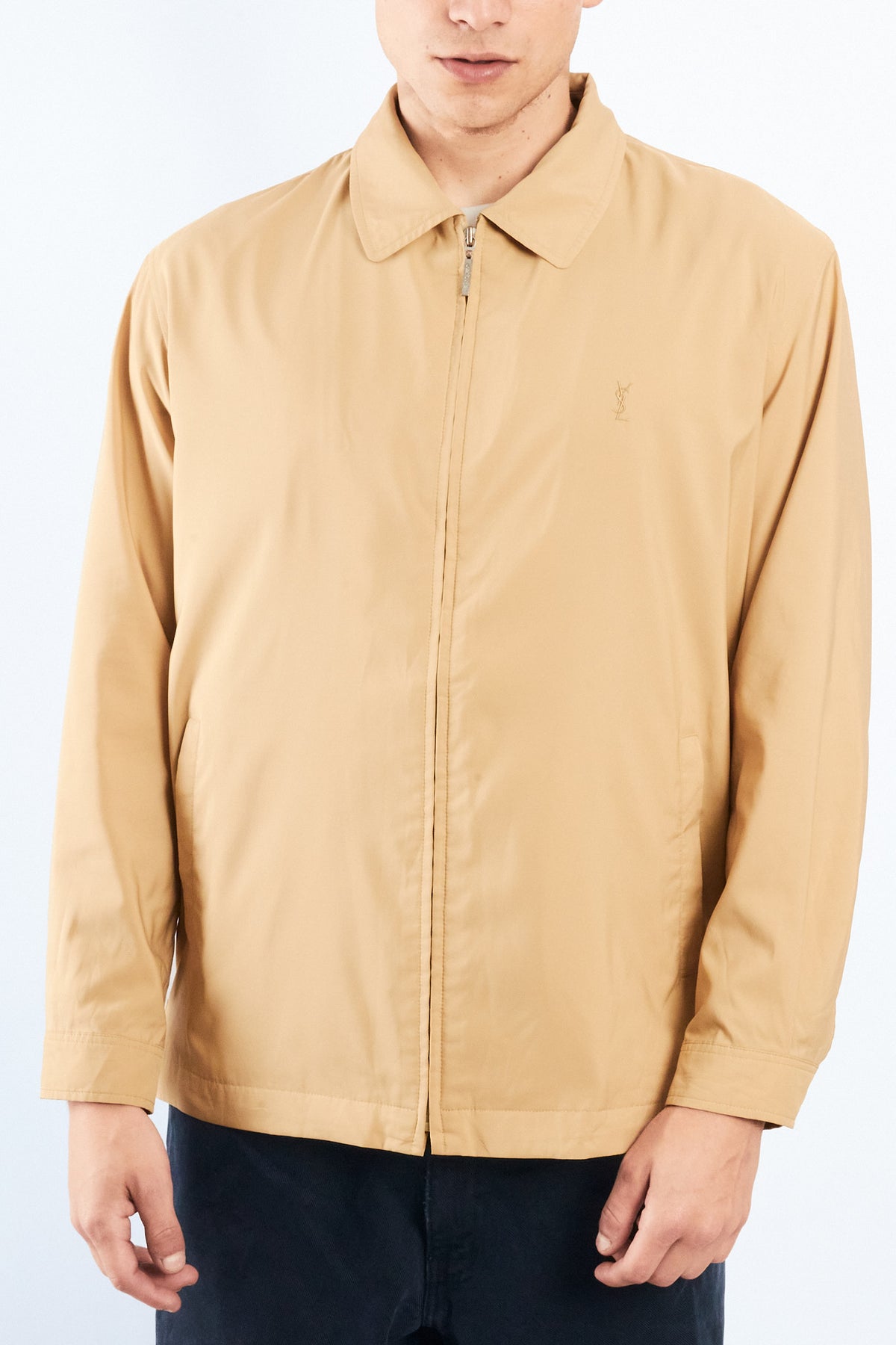 2000 Vintage Yve Saint Laurent Vanilla Cream Harrington (M/L)