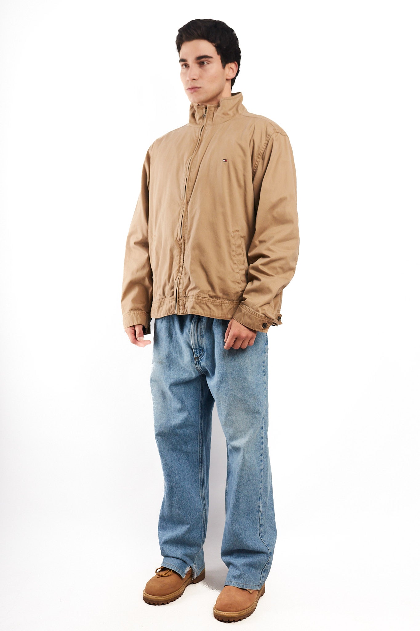 2000 Vintage Tommy Hilfiger Funnel Harrington (L/XL)