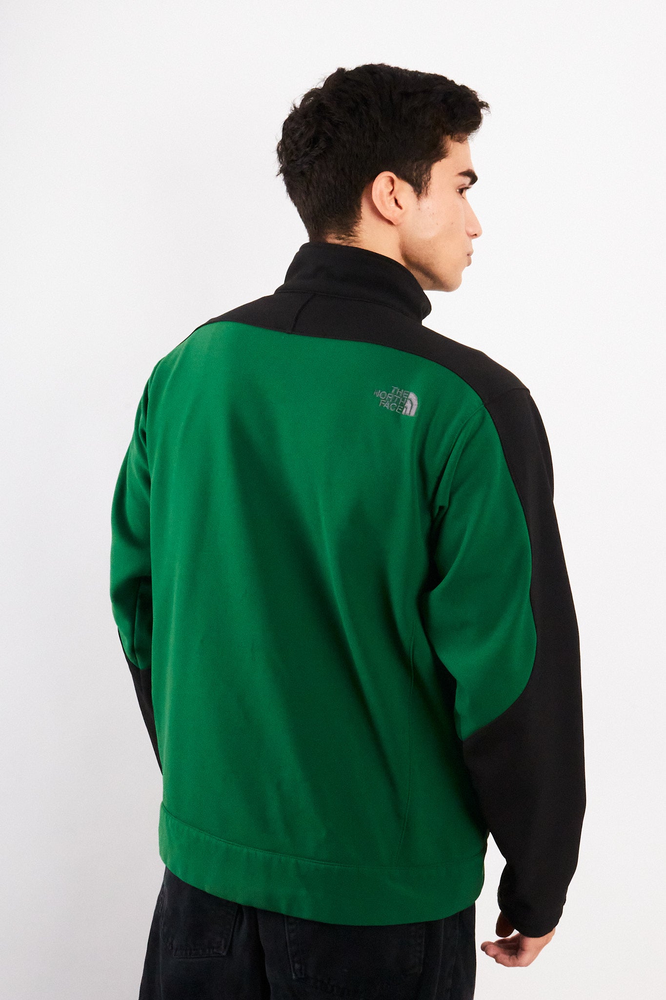 2000 Vintage The North Face Green n' Black Impermeable Softshell (M)