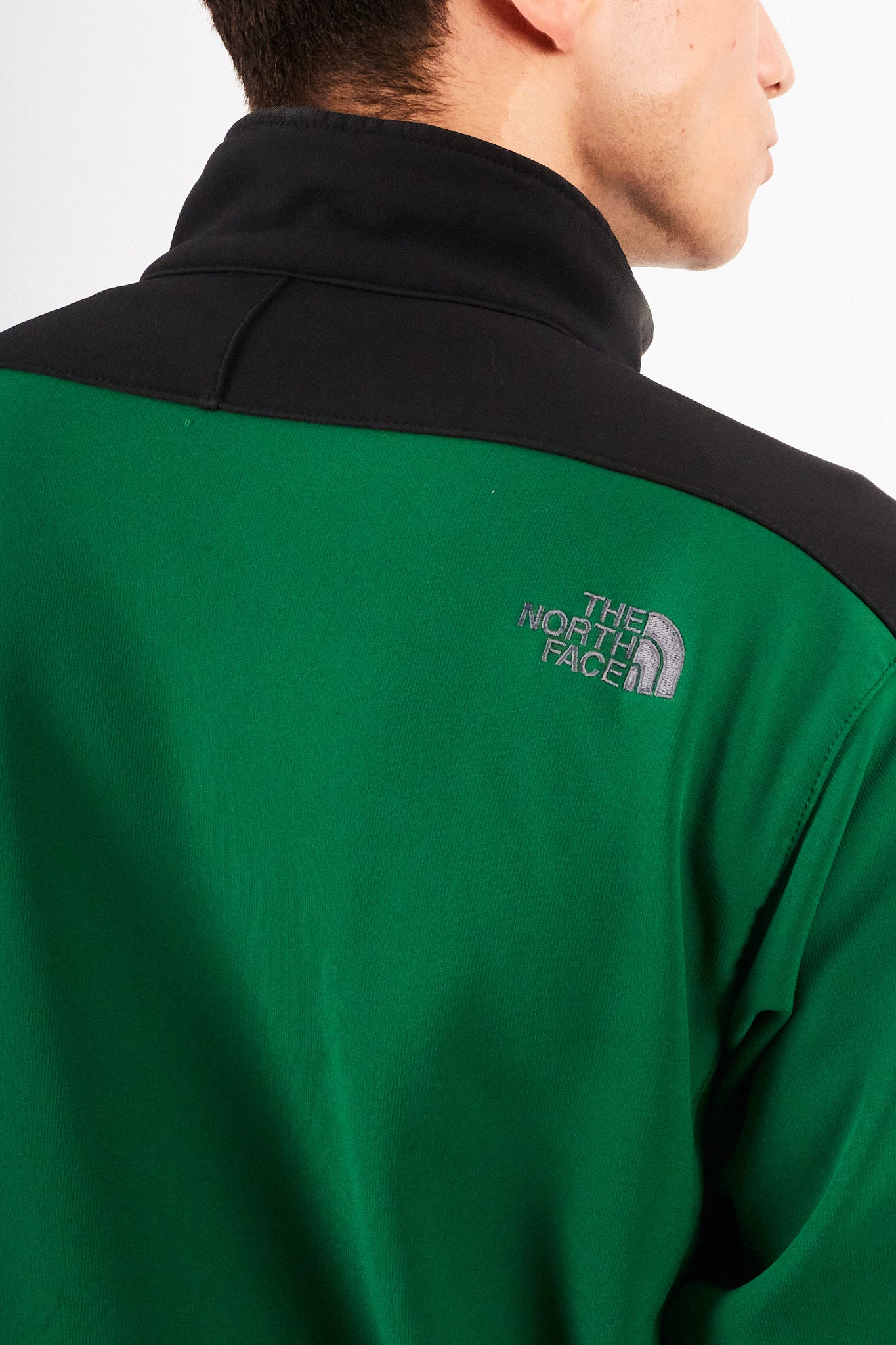 2000 Vintage The North Face Green n' Black Impermeable Softshell (M)
